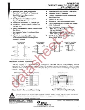 SN74AUP1G126DCKT datasheet  